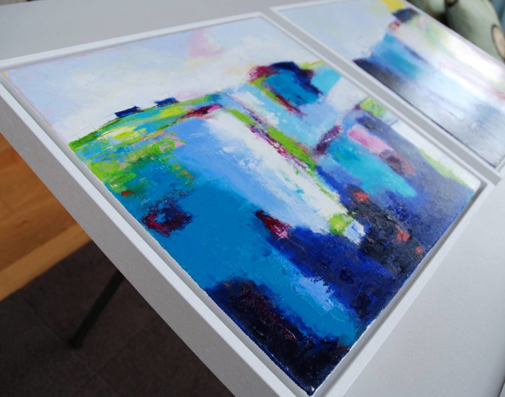 Corrin Tulk Art Buy Oil Paintings Online, Norfolk Broads, Abstract Art.